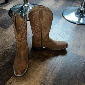 Ariat Brown Leather Cowboy Boots